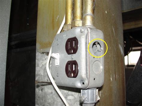 electrical knock box|missing knockouts in electrical panel.